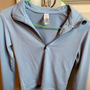 Paragon zip up crop long sleeve